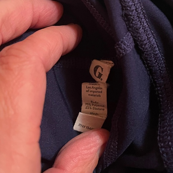 LAST CHANCE | G. Label by Goop navy cropped leggings - Picture 6 of 7